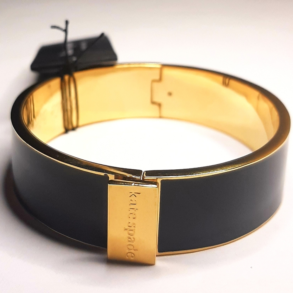 NWT Kate Spade Black Bangle